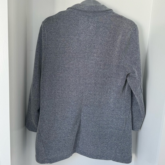 Anthropologie Cartonnier Blazer Blue Grey Size Medium - Picture 2 of 3